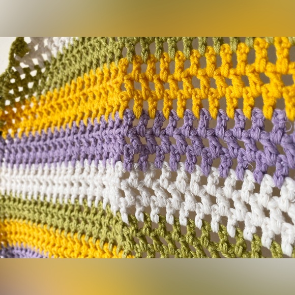 NWOT Zara crochet high halter tie neck tie back top - Picture 10 of 13